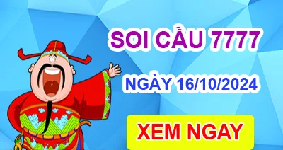 Soi cầu 7777 ngày 16-10-2024 – Cầu lô tứ quý 7777 hôm nay