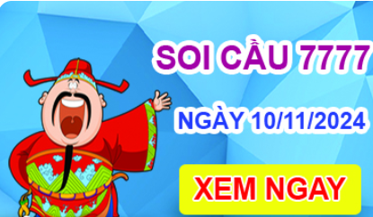 Soi cầu 7777 ngày 10-11-2024 – Cầu lô tứ quý 7777 hôm nay