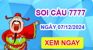 Soi cầu 7777 ngày 07 -12-2024 – Cầu lô tứ quý 7777 hôm nay