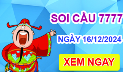 Soi cầu 7777 ngày 16 -12-2024 – Cầu lô tứ quý 7777 hôm nay