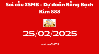Soi cầu XSMB 25-02-2025 – Dự đoán Rồng Bạch Kim 888