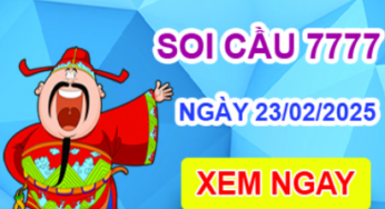 Soi cầu 7777 ngày 23-02-2025 – Cầu lô tứ quý 7777 hôm nay