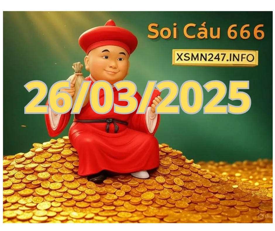 Soi Cầu 666 ngày 26/03/2025 để dự đoán Lô đẹp hôm nay