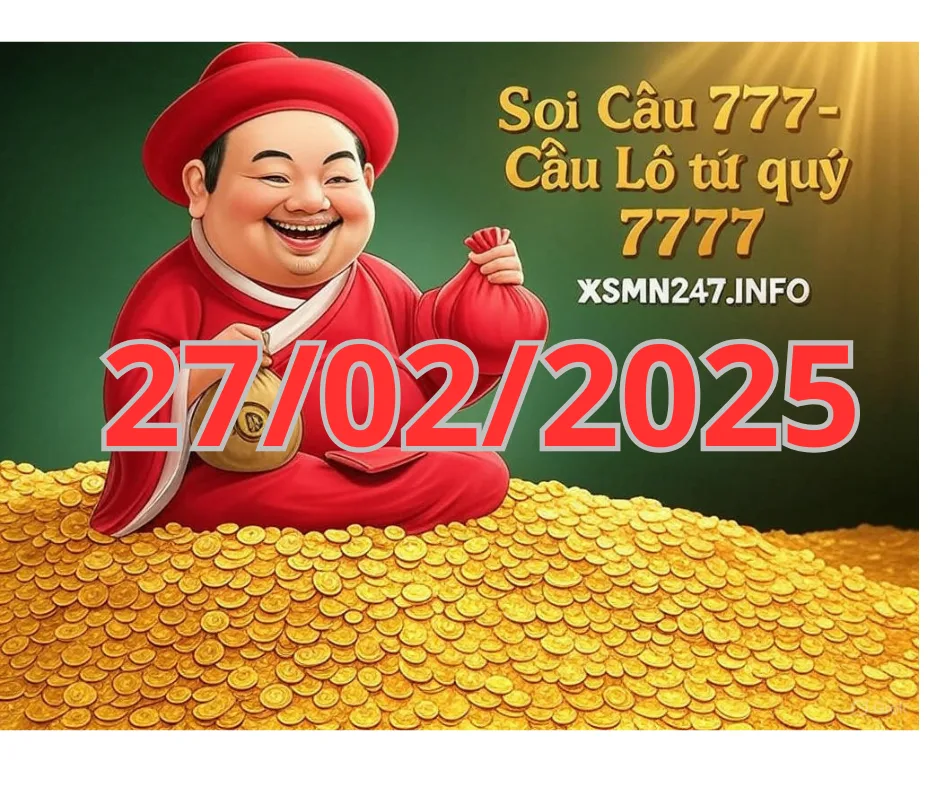 Soi cầu 7777 ngày 27/03/2025 – Cầu lô tứ quý 7777 hôm nay