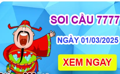 Soi cầu 7777 ngày 01-03-2025 – Cầu lô tứ quý 7777 hôm nay