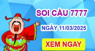 Soi cầu 7777 ngày 11/03/2025 – Cầu lô tứ quý 7777 hôm nay