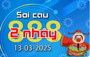 Soi Cầu 888 2 Nháy hôm nay ngày 13/03/2025