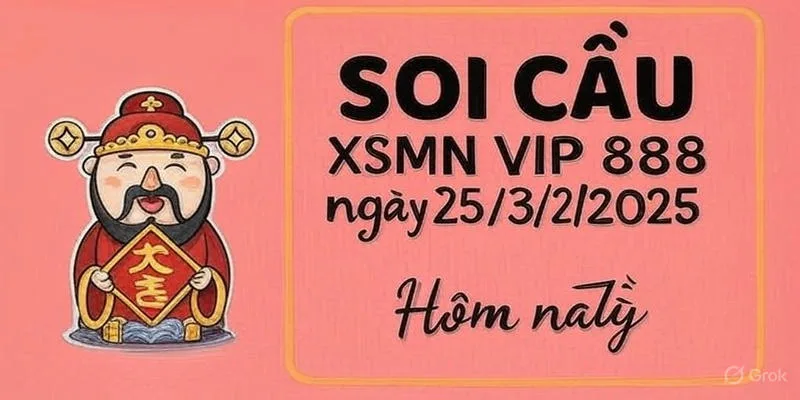 Soi cầu miền nam VIP 888 25/3/2025 – Dự đoán Đề Đẹp Chuẩn Xác hôm nay