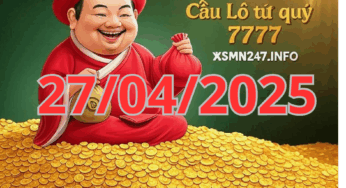 Soi cầu 7777 ngày 27/04/2025 – Cầu lô tứ quý 7777 hôm nay